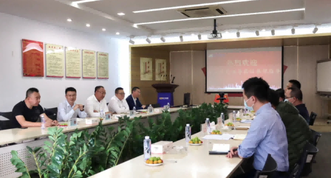 东莞市工信局与镇经发局领导莅临918博天堂电缆参观指导