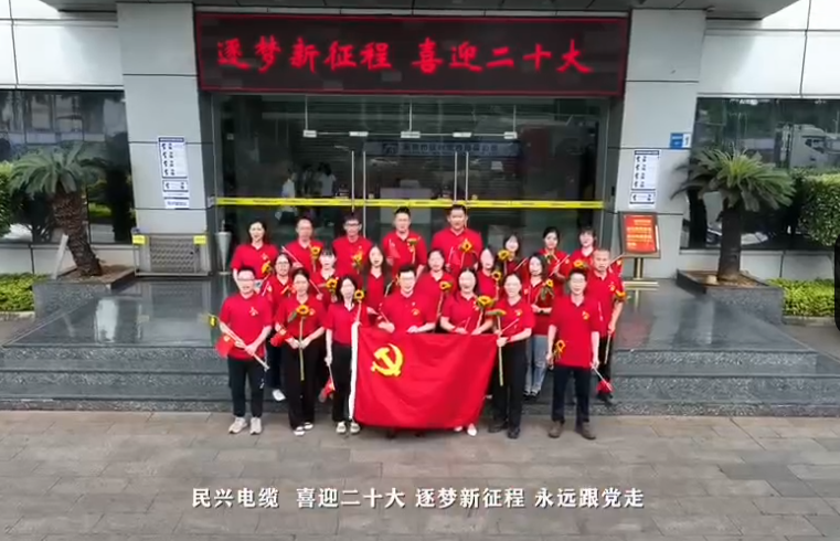 918博天堂电缆喜迎二十大，，，，，，奋进新征程！