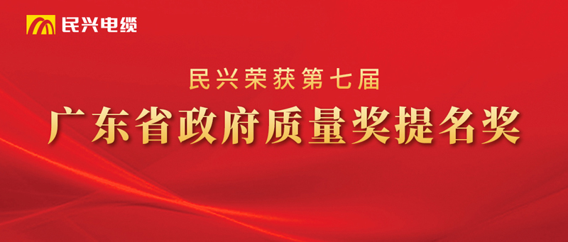 918博天堂荣获“广东省政府质量奖提名奖”