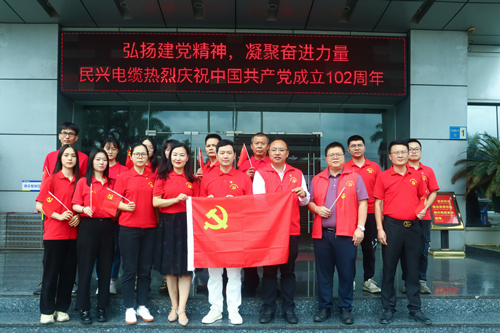 918博天堂电缆举行庆祝建党102周年“七一”主题活动